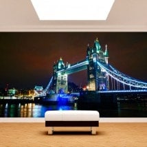 Photo wall murals London bridge tower