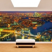 London night photo wall murals