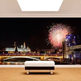 Russia city photo wall murals