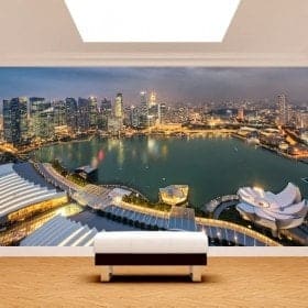 Photo wall murals city Singapore