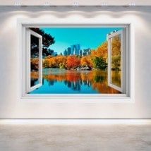 Window 3D Central Park New York