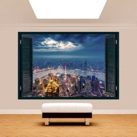 New York 3D window