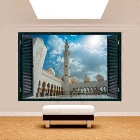 Windows 3D mosque Sheikh Zayed
