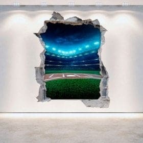Vinyl wall broken Baseball 3D