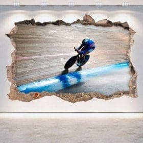 3D cycling vinyl hole 3D wall
