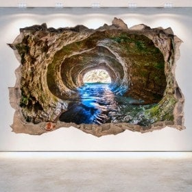 Vinyl cave hole wall 3D