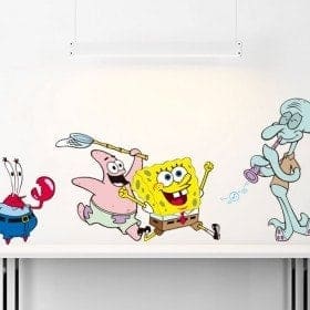 SpongeBob SquarePants children's vinyl stickers Kit