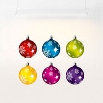 Vinyl Christmas balls English 5561