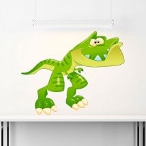 Vinyl child dinosaur