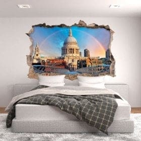 Vinyl 3D Rainbow London