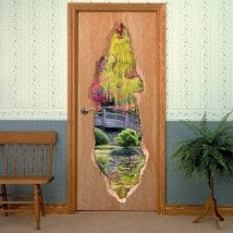 Vinyl doors 3D colors of nature