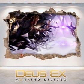 Decorative vinyl 3D Deus Ex Mankind Divided