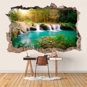 Vinyl wall waterfalls in nature