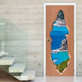 Vinyl door Liguria Italy 3D
