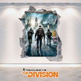 Decorative vinyl 3D Tom Clancy's The Division