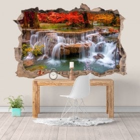 Stickers and vynils waterfalls nature 3D