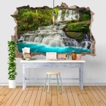 Vinyl decorative waterfalls in 3D nature