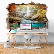 Vinyl decorative waterfalls 3D