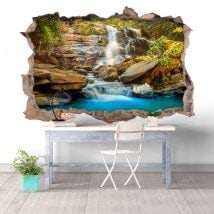 Decorative waterfalls Chiang Mai 3D