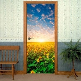 Doors sunflowers for vinyl sunset