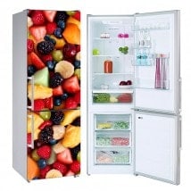 Decorative stickers refrigerators fruit collage