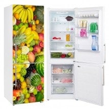 Vinyls for fridges and refrigerators fruit collage