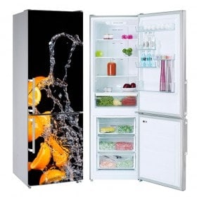 Vinyls for splash orange refrigerators