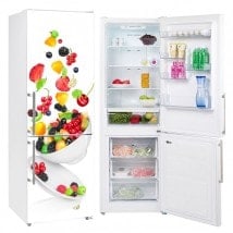 Vinyl for refrigerators bowl with fruit