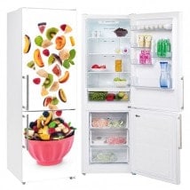 Decorative stickers for refrigerators bowl with fruit