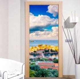 Vinyl for doors Sveti Stefan Montenegro