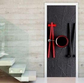 Decals for doors chopsticks