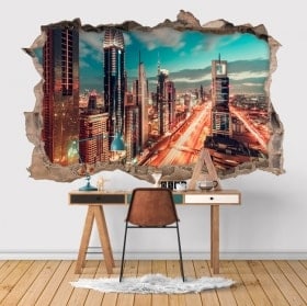 Wall stickers 3d Dubai city