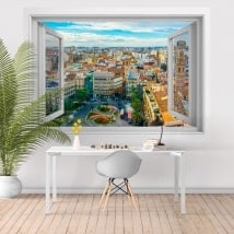 3D vinyl windows Valencia Square of the queen