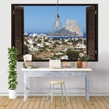 3D vinyl windows Rock of Gibraltar