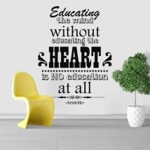 Stickers motivational phrases Aristotle