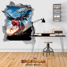 3D stickers spiderman homecoming