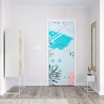 Doors stickers colors of passion