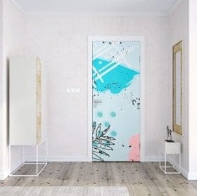 Doors stickers colors of passion