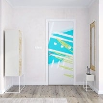 Stickers for doors tropical passion