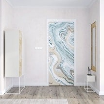 Vinyls for doors marble colors