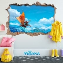 Disney children's vinyl Moana 3D