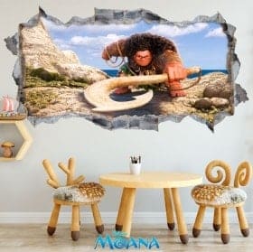 Stickers and decals Disney Maui Moana 3D