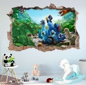 Wall stickers 3D river 2