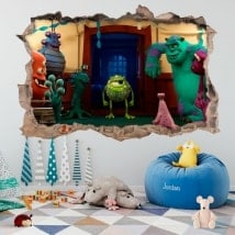 Children's vinyls monster university 3D
