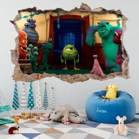 Children's vinyls monster university 3D