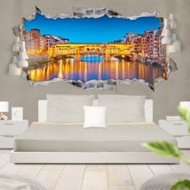 3D vinyl panoramic Florence Italy