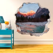 Wall murals nature in Slovenia 3D