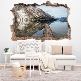 Vinyl lake Bohinj Slovenia 3D