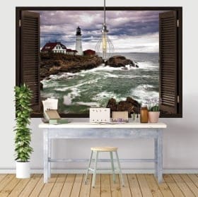 VINYL WINDOWS BEACON ON THE BEACH 3D