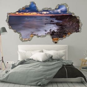 Decorative vinyl sunrise Bulgaria coast 3D